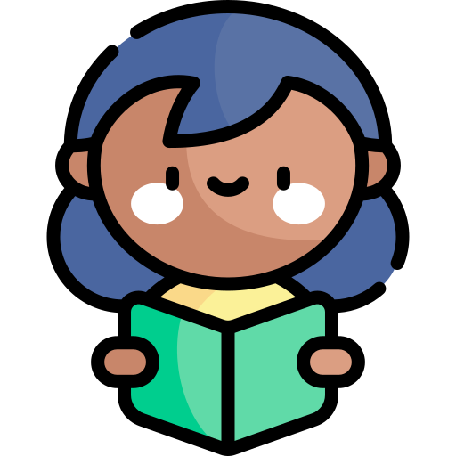 Mujer leyendo y estudiando inglés con rutina diaria